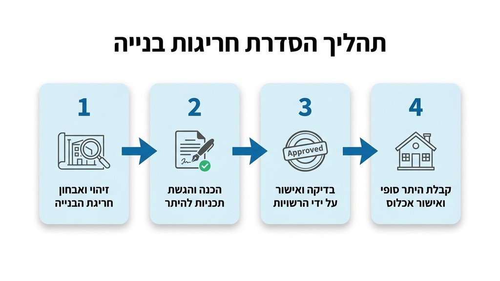 הסדרת חריגות בנייה וצווי הריסה