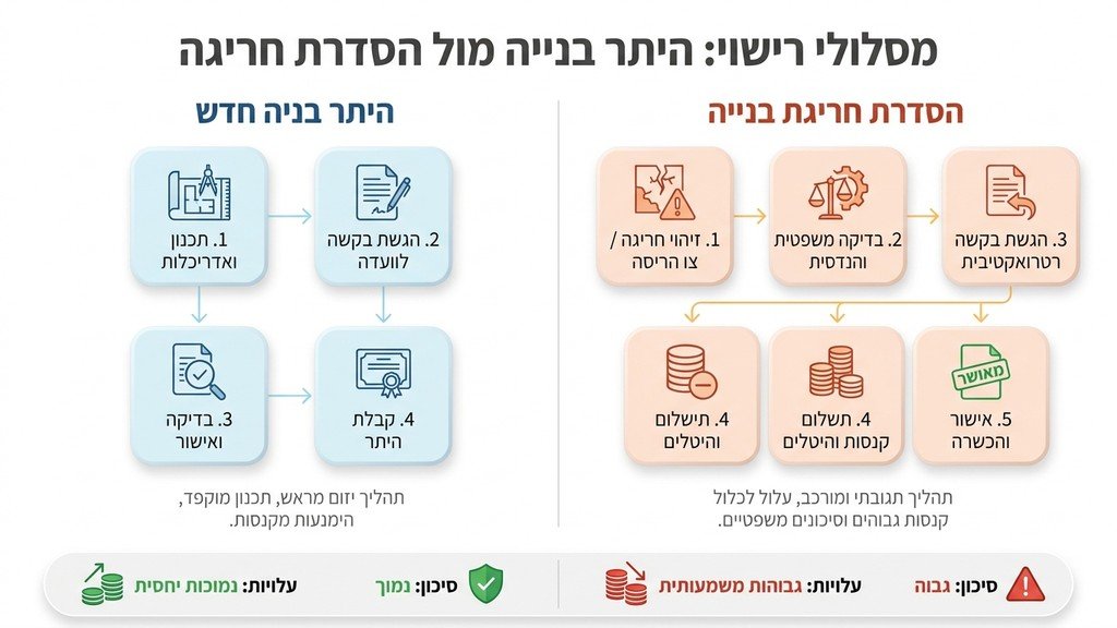 פרויקט בנייה מודרני בהרצליה