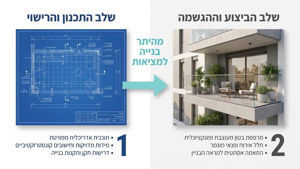 סוגי מרפסות ודרישות רישוי תכנוניות