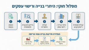 מסמכים משפטיים ותוכניות אדריכליות להסדרת מבנה