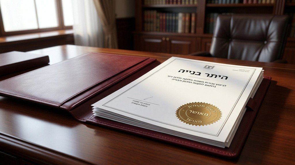 מסמכים משפטיים ואישורים של היתר לפיצול דירה